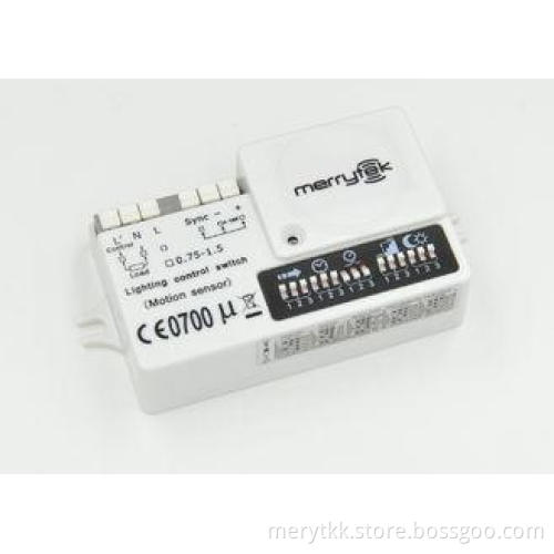 Indoor 800W Cluster Control Dimmable Motion Sensor With DIP